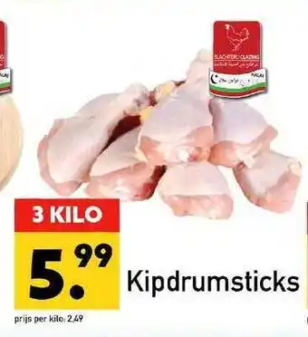 Tanger Markt Kipdrumsticks 3kilo aanbieding