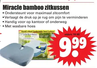 Dirk Miracle Bamboo zitkussen aanbieding