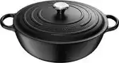 Bol.com Le Creuset Braadpan Marmite Signature Mat Zwart - ø 26 cm / 4.1 Liter aanbieding