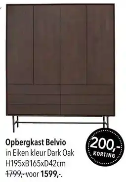 Pronto wonen Opbergkast Belvio aanbieding