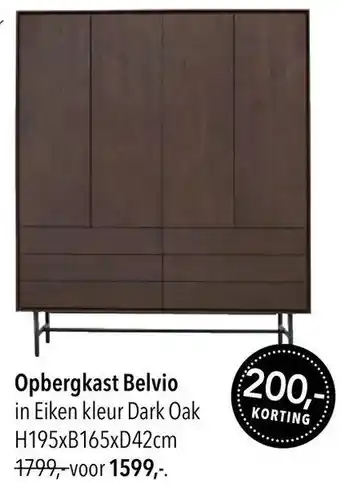 Pronto wonen Opbergkast Belvio aanbieding