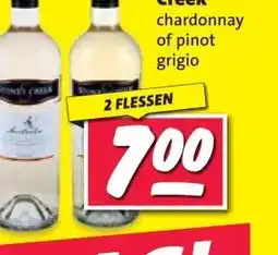 Nettorama Stoney Creek chardonnay of pinot grigio aanbieding