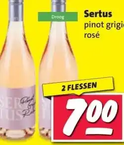 Nettorama Sertus pinot grigio rosé aanbieding