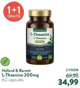 Holland & Barrett L-Theanine 200mg aanbieding