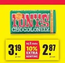 Nettorama LONY'S CHOCOLONELY aanbieding