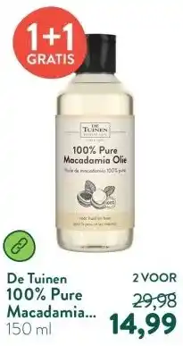 Holland & Barrett 100% Pure Macadamia Olie aanbieding