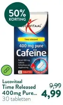 Holland & Barrett Time Released 400mg Pure Cafeine aanbieding