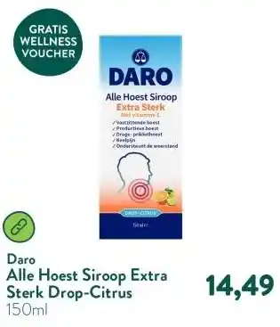 Holland & Barrett Alle Hoest Siroop Extra Sterk Drop-Citrus aanbieding