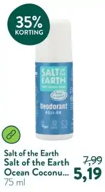 Holland & Barrett Salt of the Earth Ocean Coconut Deodorant Roll-on aanbieding