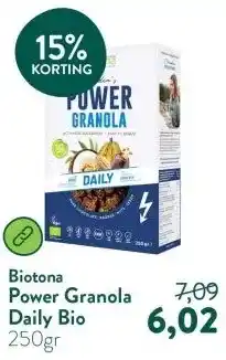 Holland & Barrett Power Granola Daily Bio aanbieding