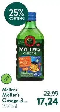 Holland & Barrett Möller's Omega-3 Levertraan Tutti Frutti aanbieding