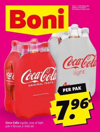 Boni Coca-Cola aanbieding