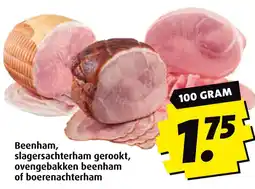 Boni Beenham, slagersachterham gerookt, ovengebakken beenham of boerenachterham aanbieding