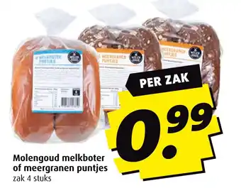 Boni Molengoud melkboter of meergranen puntjes aanbieding