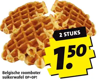 Boni Belgische roomboter suikerwafel aanbieding