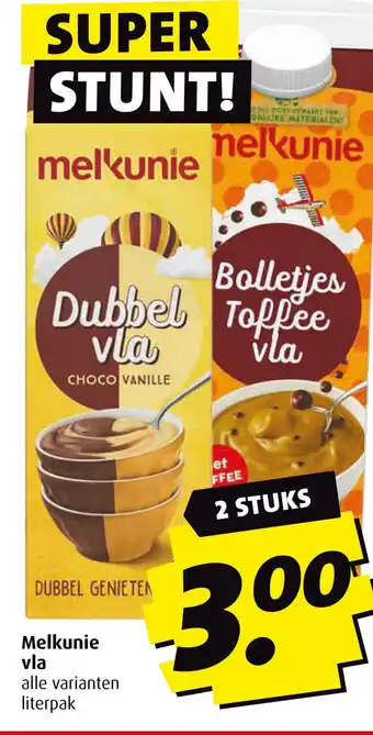 Boni Melkunie vla aanbieding