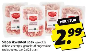 Boni Slagerskwaliteit spek aanbieding