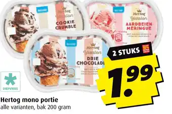 Boni Hertog mono portie aanbieding