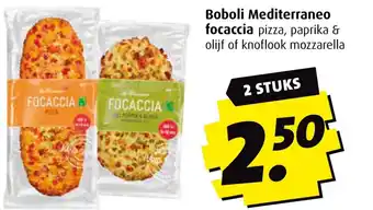 Boni Boboli Mediterraneo focaccia aanbieding