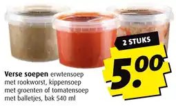 Boni Verse soepen aanbieding