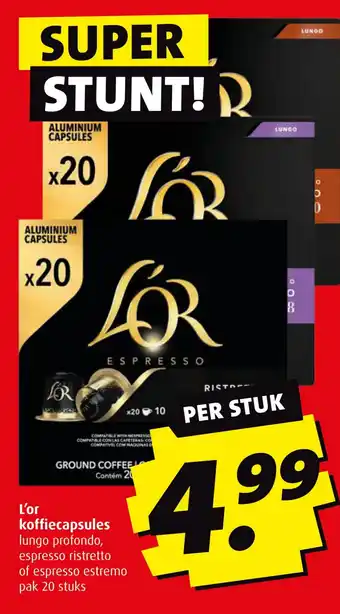 Boni L'or koffiecapsules aanbieding