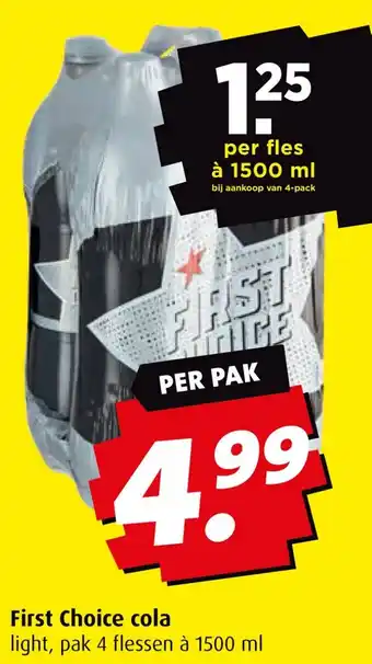 Boni First Choice cola aanbieding