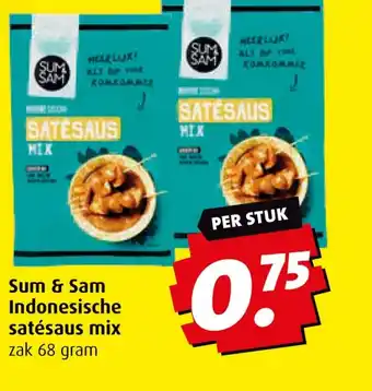 Boni Sum & Sam Indonesische satésaus mix aanbieding