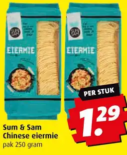 Boni Sum & Sam Chinese eiermie aanbieding