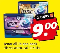 Boni Lenor all in one pods aanbieding