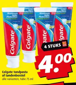 Boni Colgate tandpasta of tandenborstel aanbieding