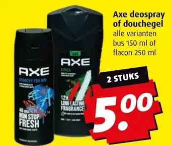 Boni Axe deospray of douchegel aanbieding