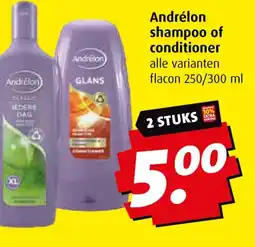 Boni Andrélon shampoo of conditioner aanbieding