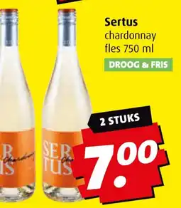 Boni Sertus chardonnay aanbieding