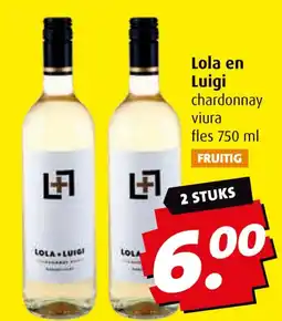 Boni Lola en Luigi chardonnay viura aanbieding