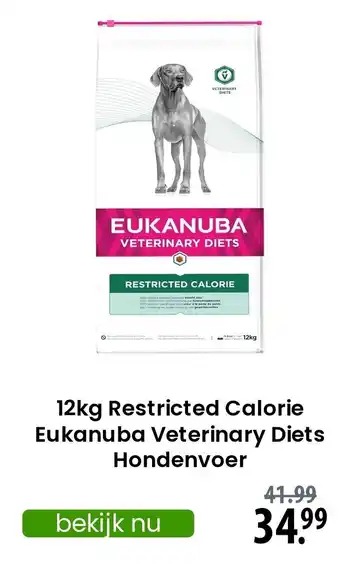 Zooplus Restricted Calorie Eukanuba Veterinary Diets Hondenvoer aanbieding