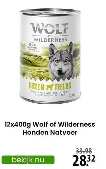 Zooplus Wolf of Wilderness Honden Natvoer aanbieding