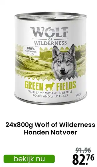 Zooplus Wolf of Wilderness Honden Natvoer aanbieding