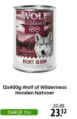 Zooplus Wolf of Wilderness Honden Natvoer aanbieding