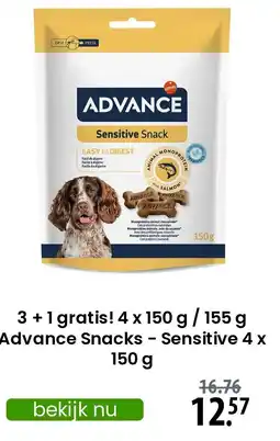 Zooplus Advance Snacks - Sensitive aanbieding