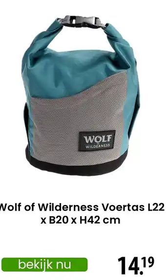 Zooplus Wolf of Wilderness Voertas aanbieding