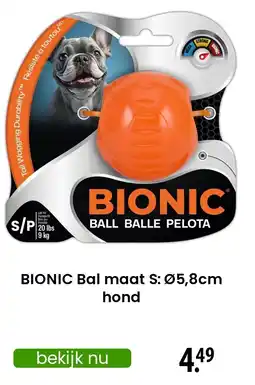 Zooplus BIONIC Bal hond aanbieding