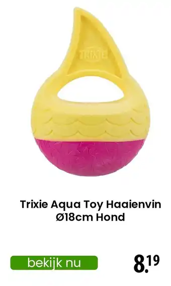 Zooplus Trixie Aqua Toy Haaienvin  Hond aanbieding