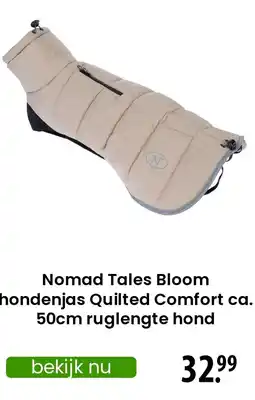 Zooplus Nomad Tales Bloom hondenjas Quilted Comfort aanbieding