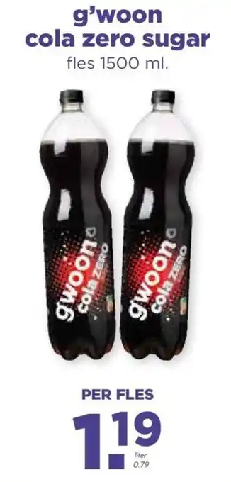 Boon`s Markt G'woon cola zero sugar aanbieding