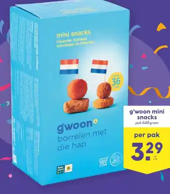 Boon`s Markt G'woon mini snacks aanbieding