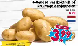 Boon`s Markt Hollandse vastkokende of kruimige aardappelen aanbieding