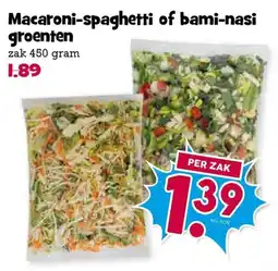 Boon`s Markt Macaroni-spaghetti of bami-nasi groenten aanbieding