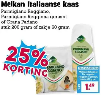 Boon`s Markt Melkan Italiaanse kaas aanbieding