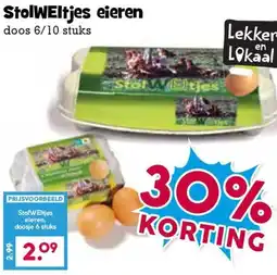 Boon`s Markt StolWEltjes eieren aanbieding