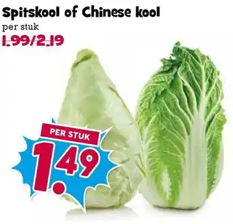 Boon`s Markt Spitskool of Chinese kool aanbieding